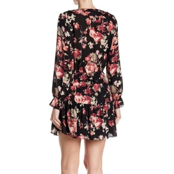 Joie Joada Floral Silk Ruffle Dress *see descript - Picture 3 of 9